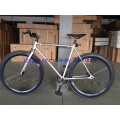 700c Single Speed Silver Color Hi Ten Steel Racing Bicycle Sports Bikes Cycling Fixed Gear Bikes